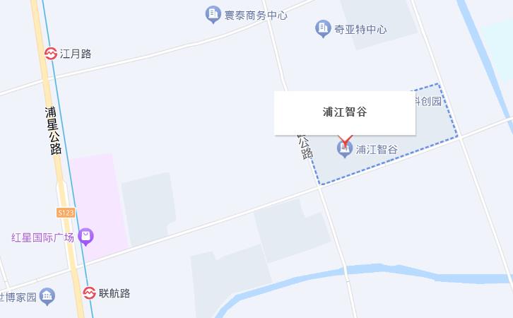 浦江智谷商务园地理位置